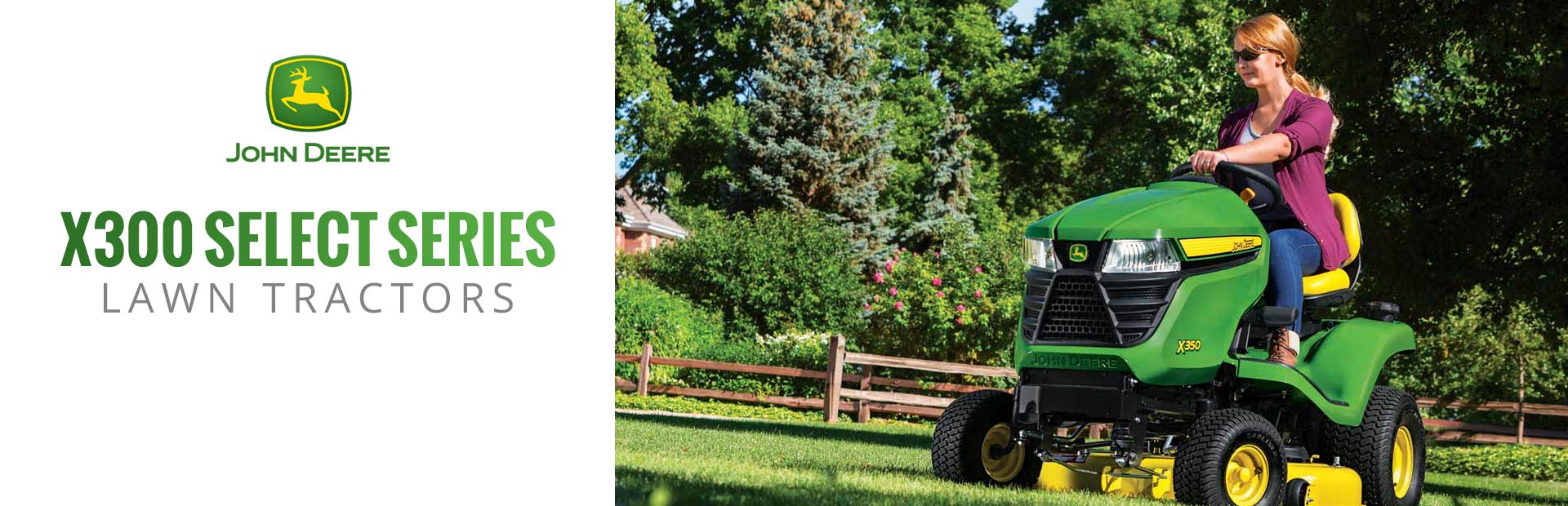 John Deere: X300 Select Series Lawn Tractors